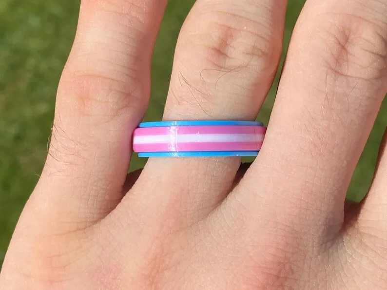 Fidget spinner prsten