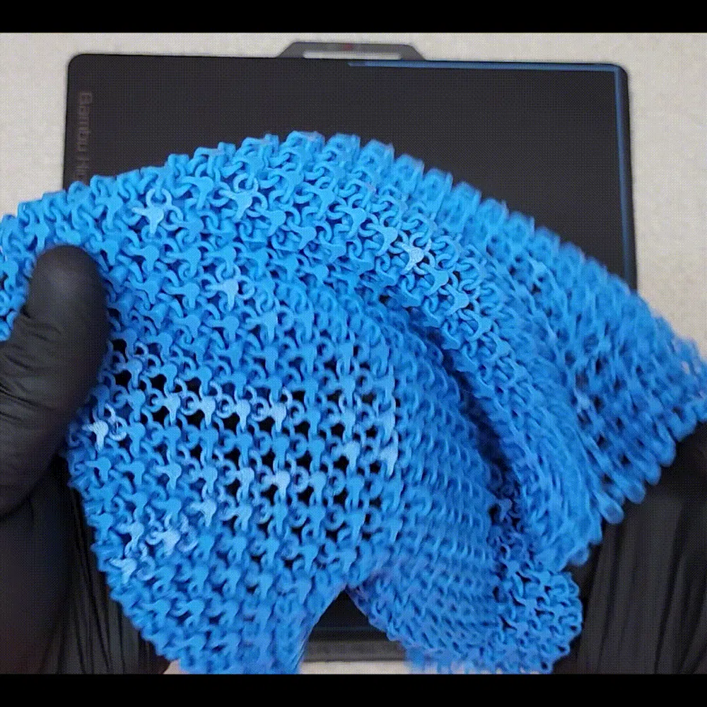 flexibilní "látka" 8x8 dílků